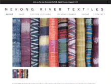 Tablet Screenshot of mekongrivertextiles.com